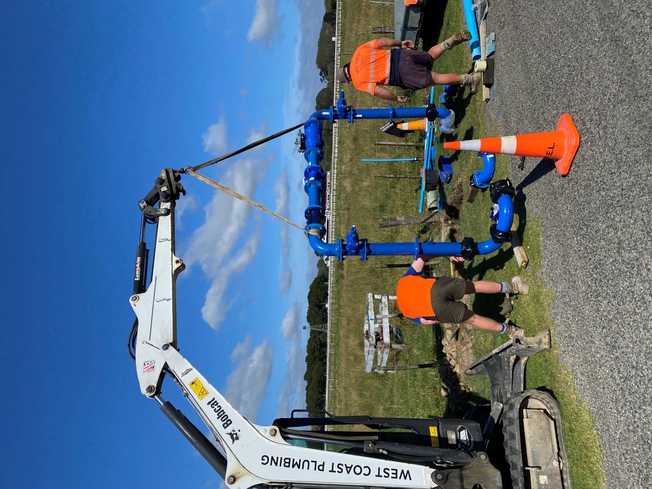 Quality pipework detail on a Kapiti Coast project