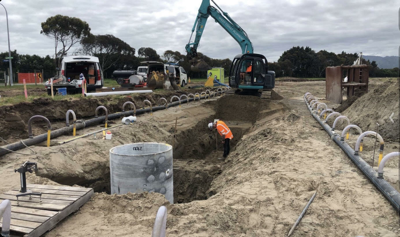 Subdivision service connections on the Kapiti Coast